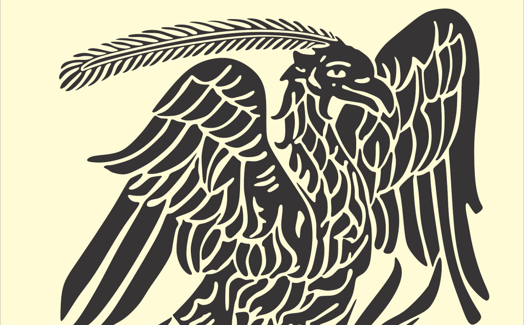 A stylized illustration of a phoenix rising from flames, symbolizing the process of making meaning from endings.