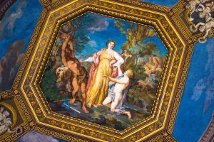 Why Do I Feel Guilty When I Set Boundaries? Apollo, crowned with laurel and holding a blade, stands over the bound satyr Marsyas while a kneeling youth pleads for mercy: a Baroque fresco of power shown without guilt.